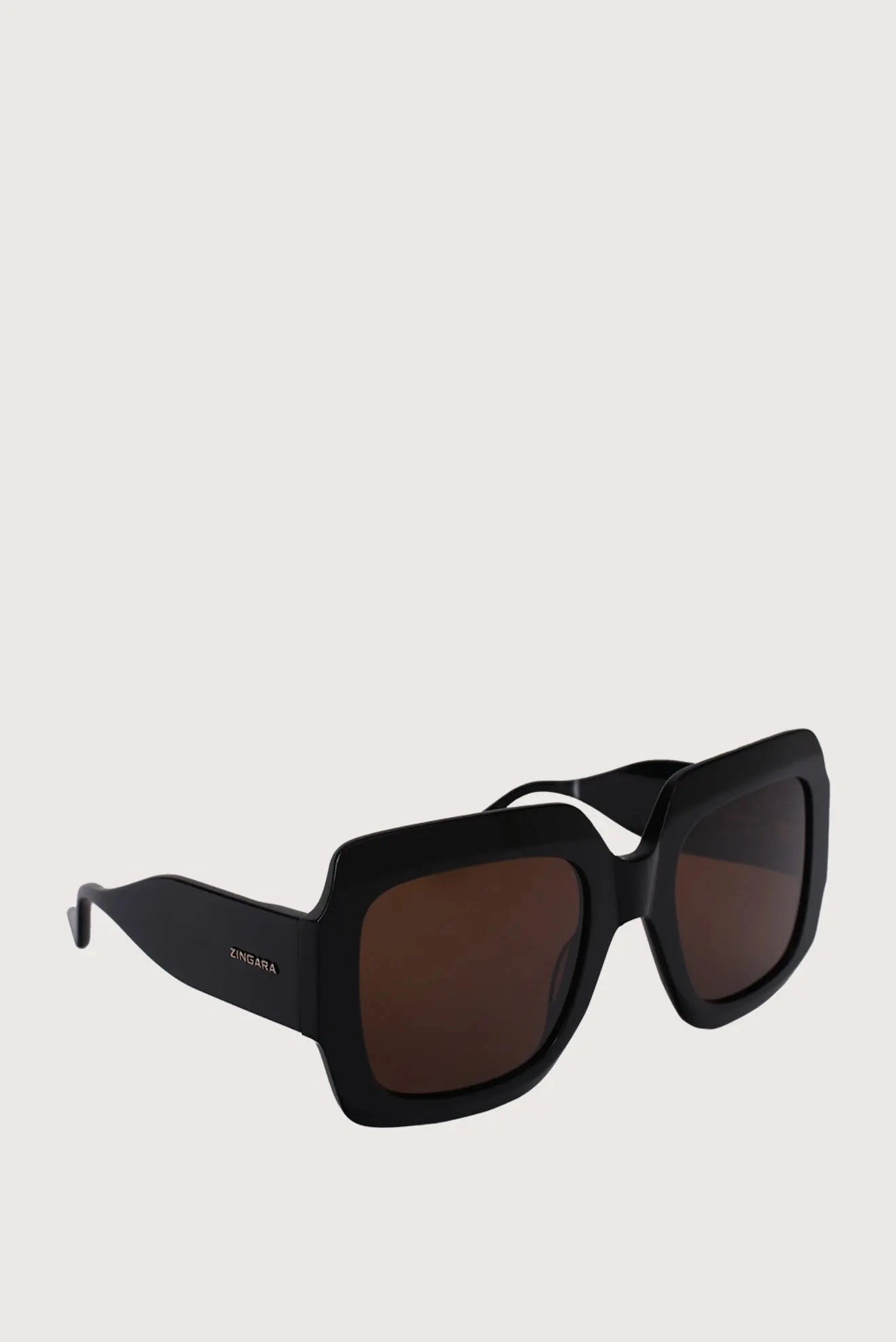 Liz Black Square Sunglasses	