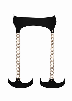 Lotus Thigh Harness (Black/Gold)