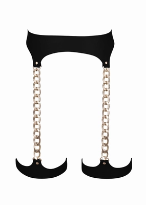 Lotus Thigh Harness (Black/Gold)