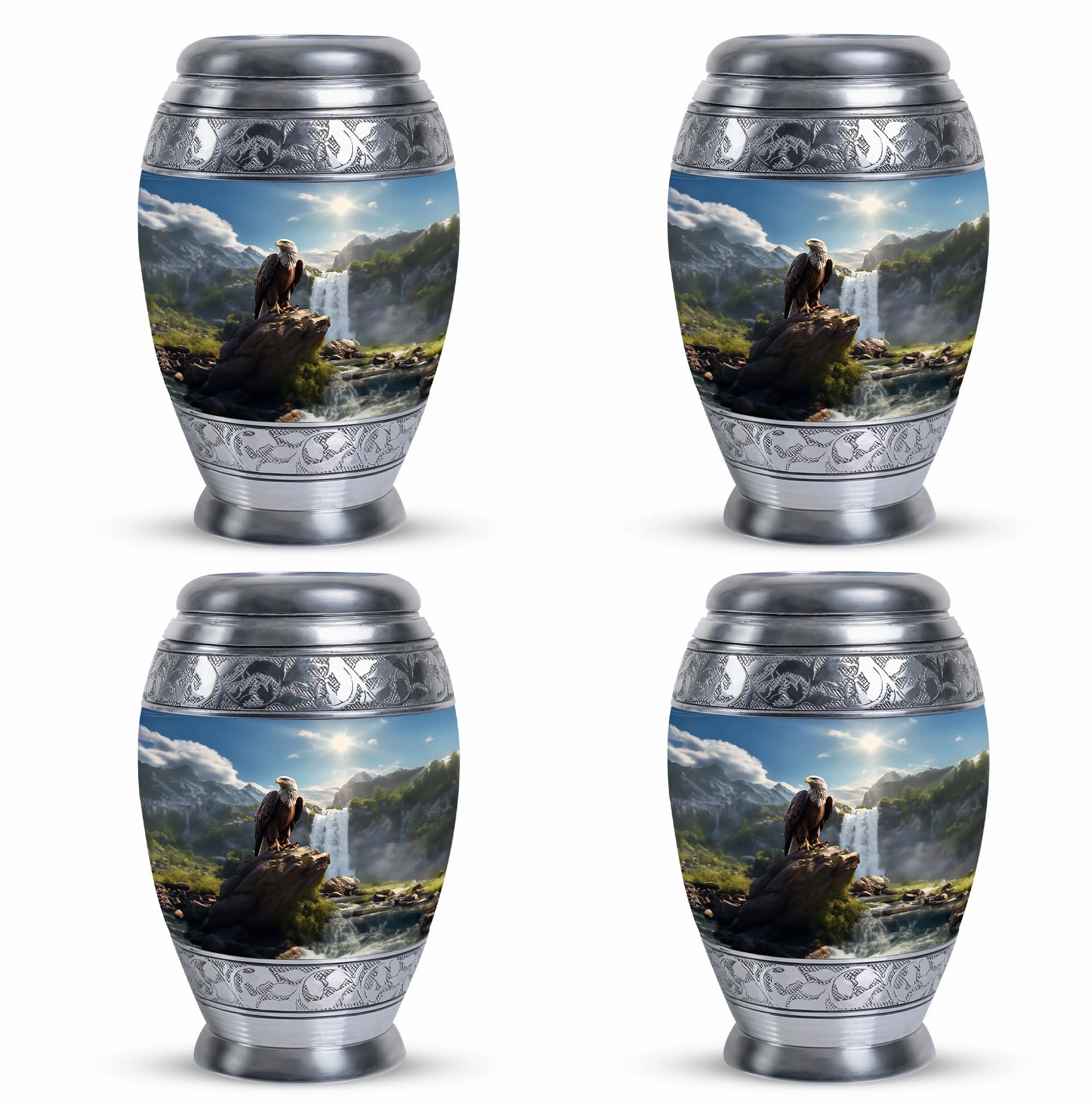 Majestic Eagle: Timeless Commemorative Cremation Urn