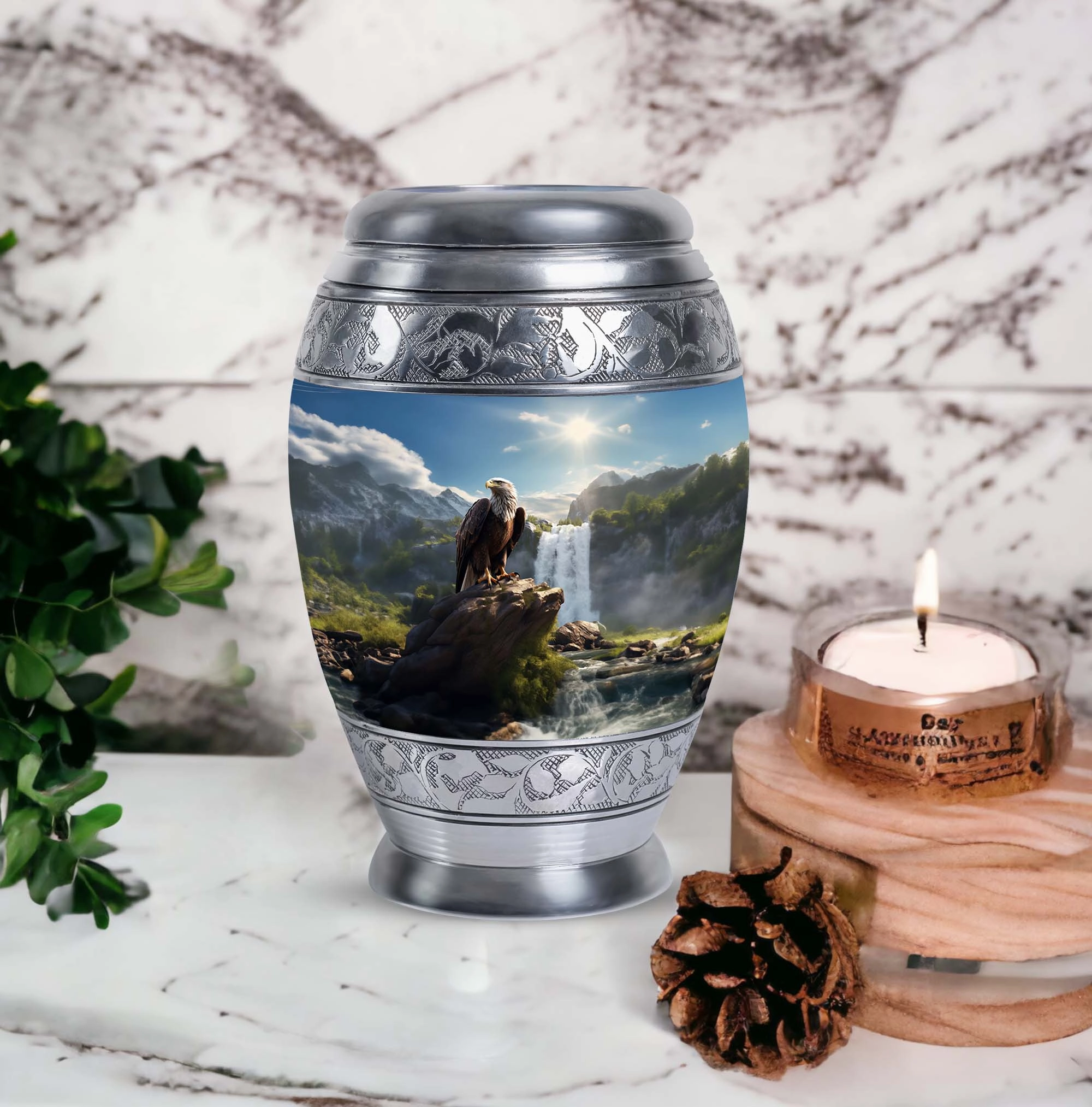 Majestic Eagle: Timeless Commemorative Cremation Urn