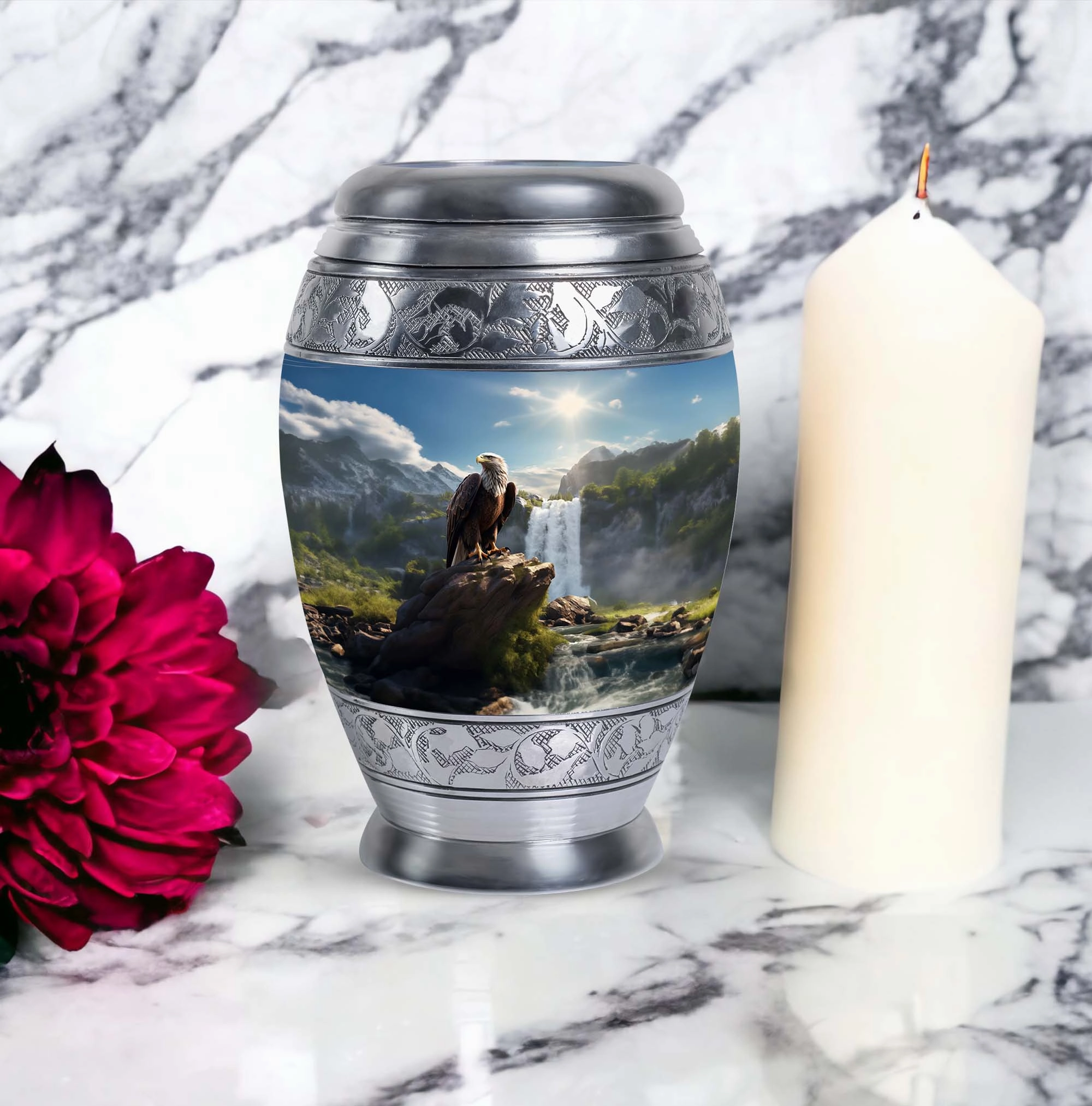 Majestic Eagle: Timeless Commemorative Cremation Urn