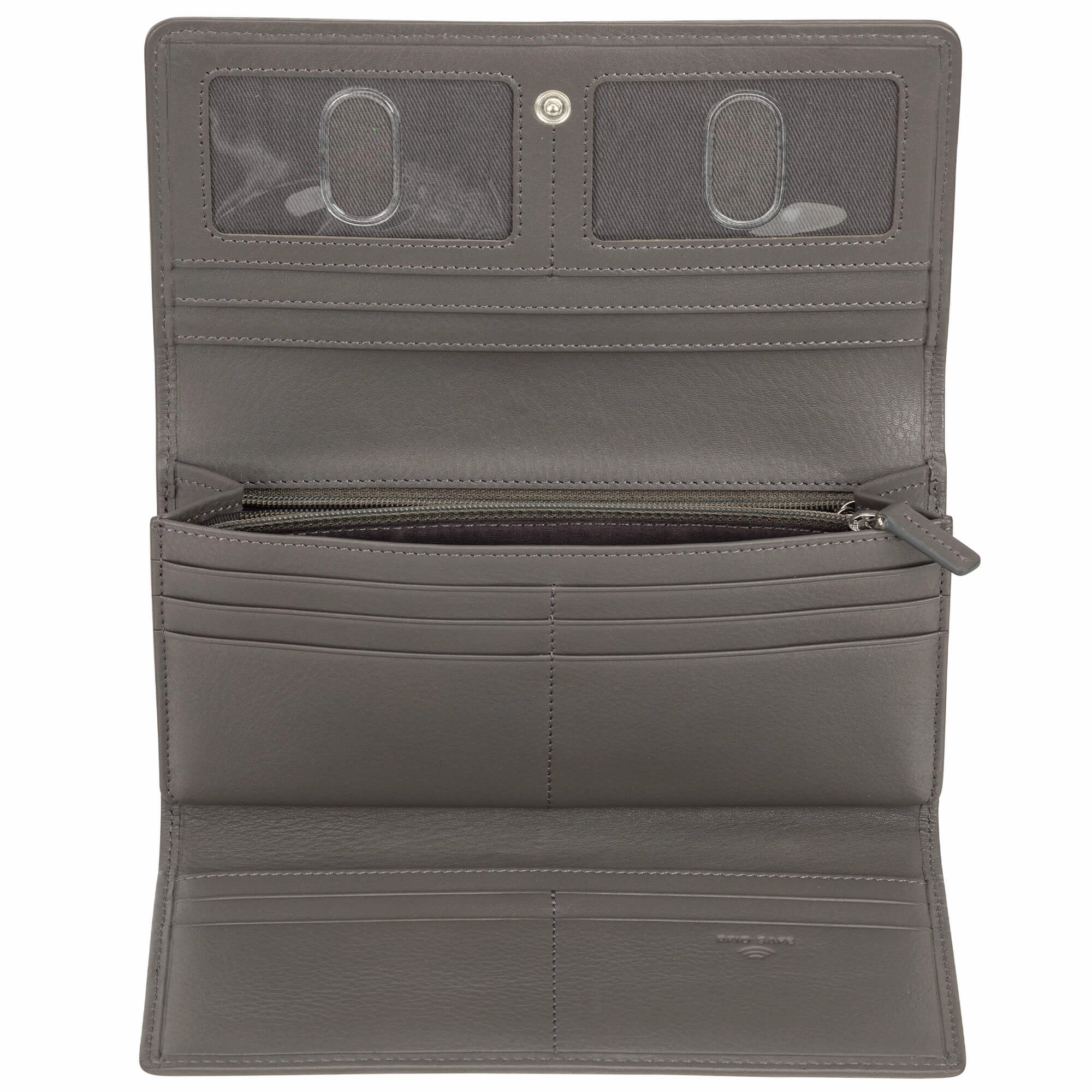 Mancini Basket Weave RFID Secure Trifold Wallet