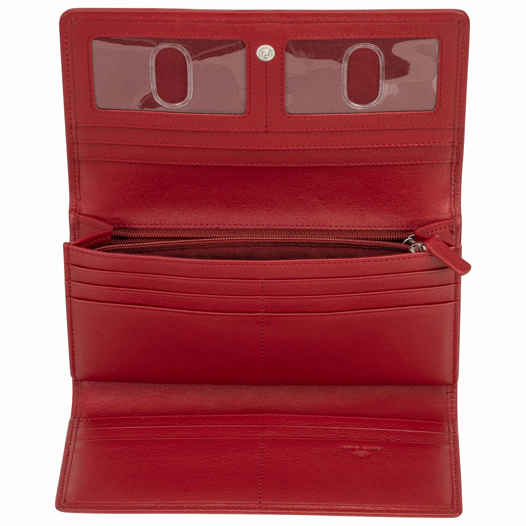 Mancini Basket Weave RFID Secure Trifold Wallet