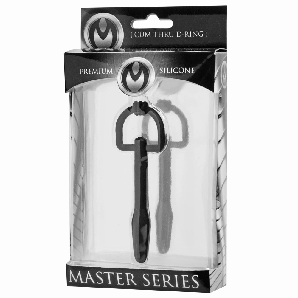 Master Series™ - Cum-Thru D-Ring Penis Plug
