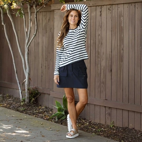Mini Cargo Skirt, True Blue