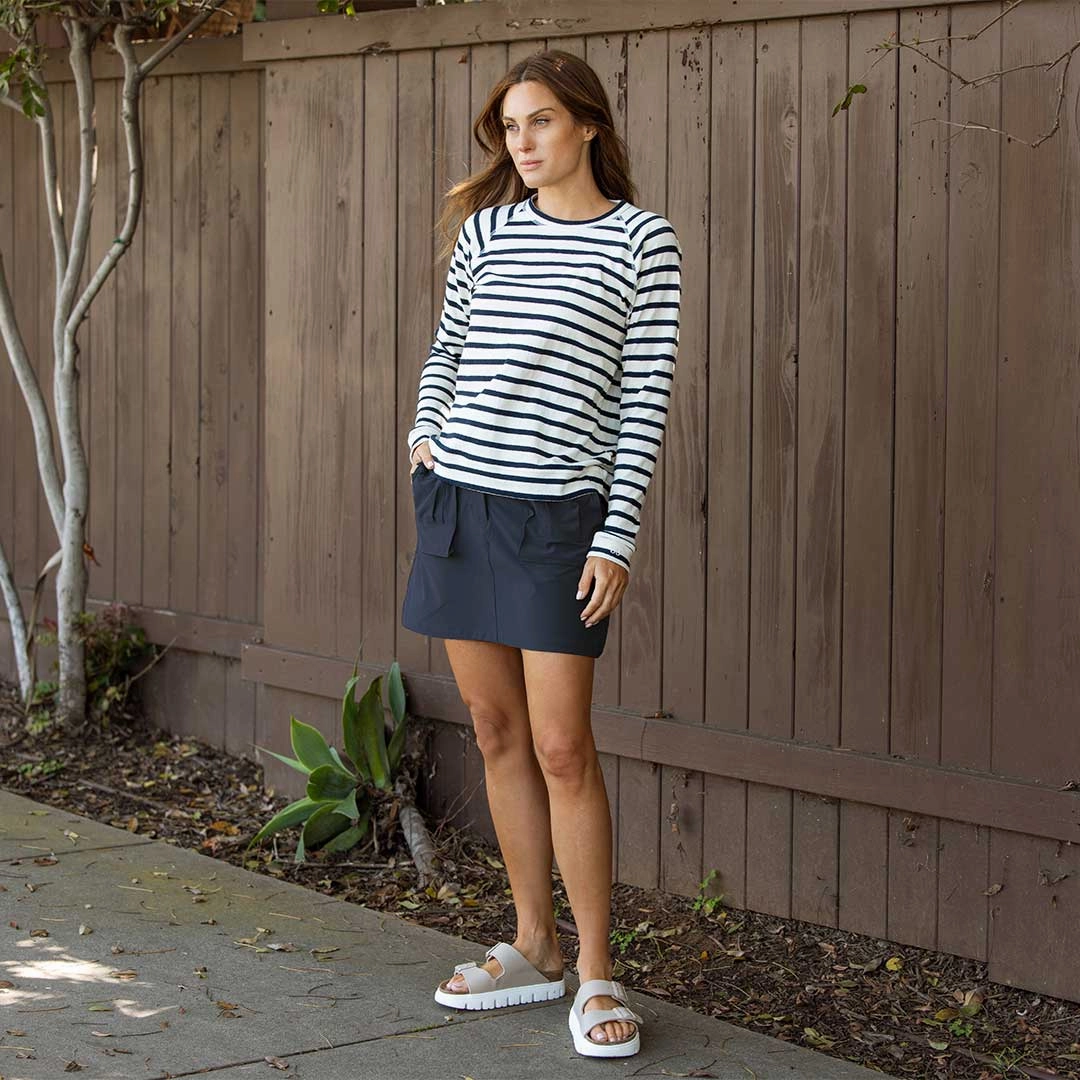 Mini Cargo Skirt, True Blue