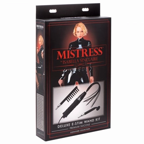 Mistress By Isabella Sinclaire Deluxe E-Stim Silicone Violet Wand Kit
