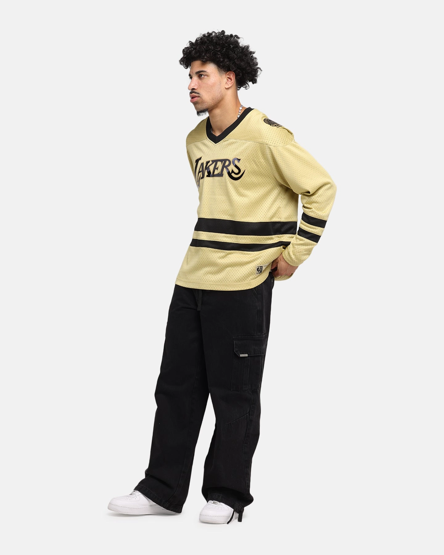 Mitchell & Ness Los Angeles Lakers Chrome Jersey Khaki