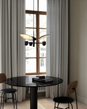 Modern Black Indirect 3 Head Pendant Light