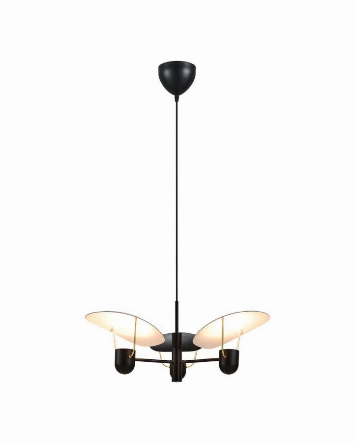 Modern Black Indirect 3 Head Pendant Light