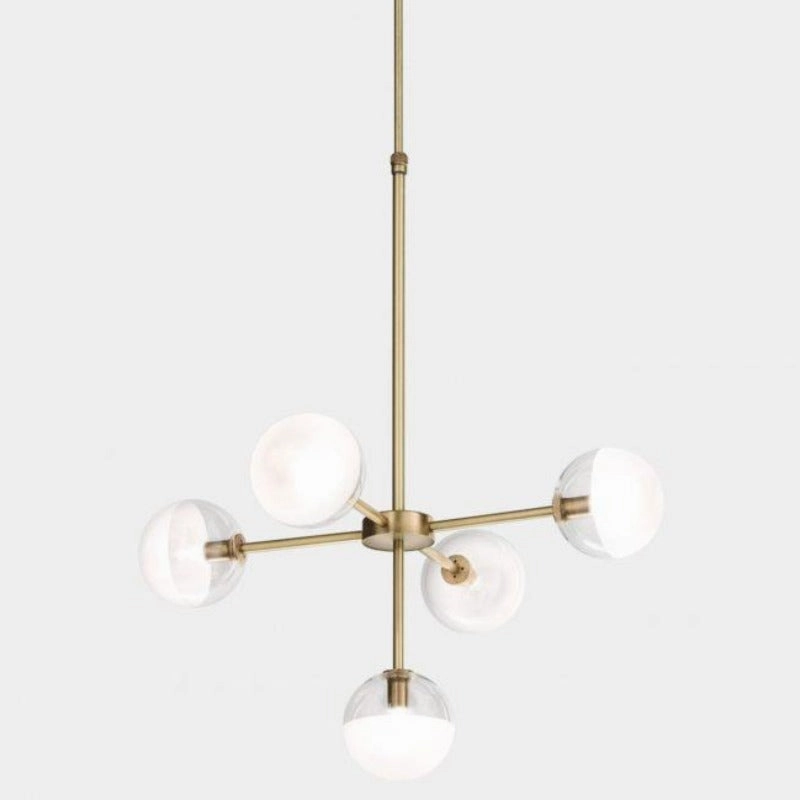 Modern Sphere 5 Light Pendant