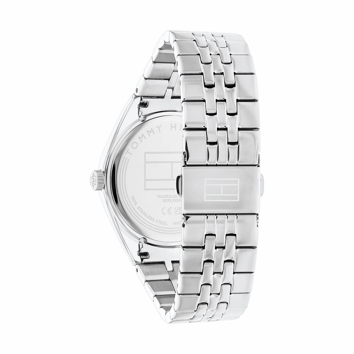 Monica Stainless Steel Case & Bracelet With Blush Dial Watch - Silver