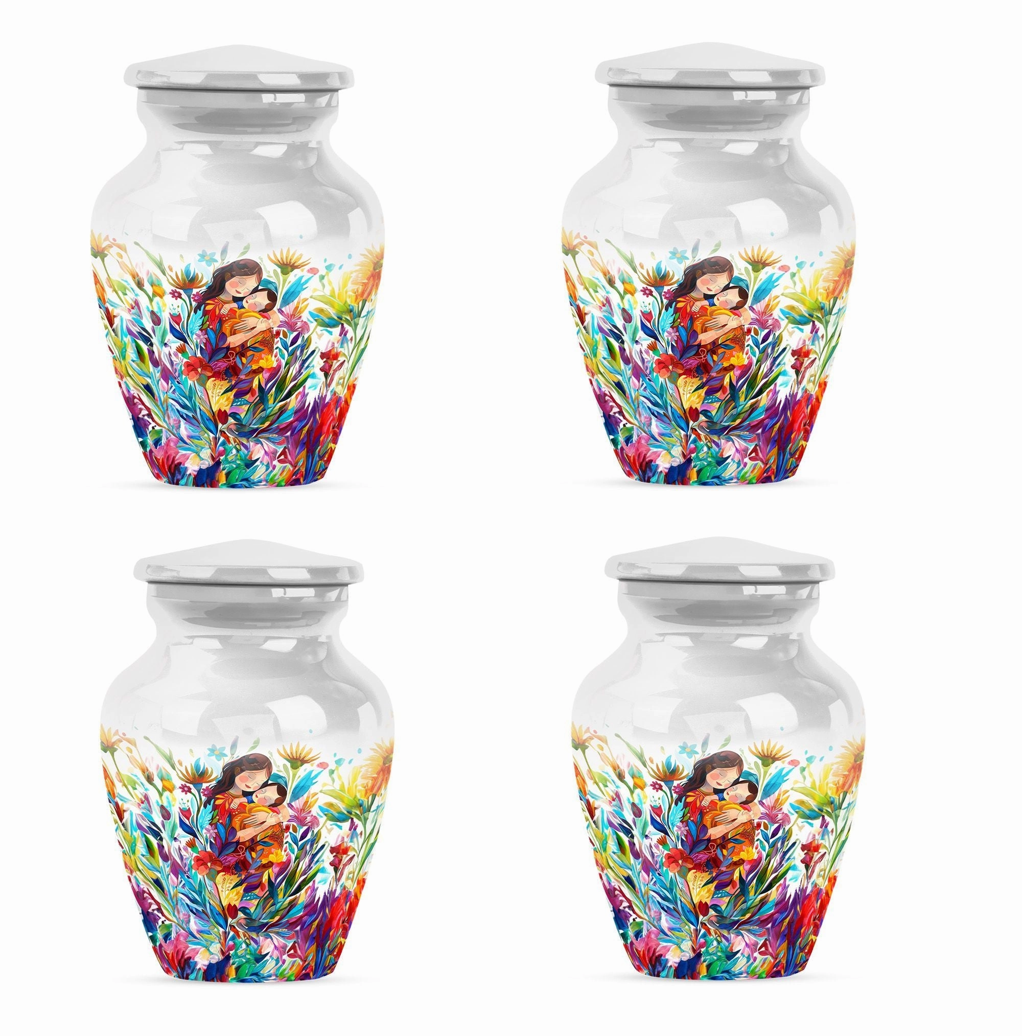 Mother Love Embrace: A Timeless Memorial Unique Urn Mom