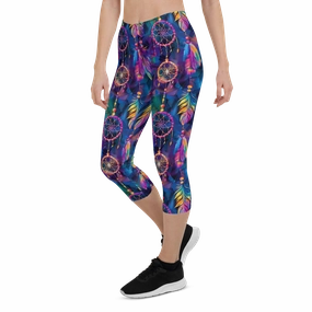 Neon Dreamcatcher Capris