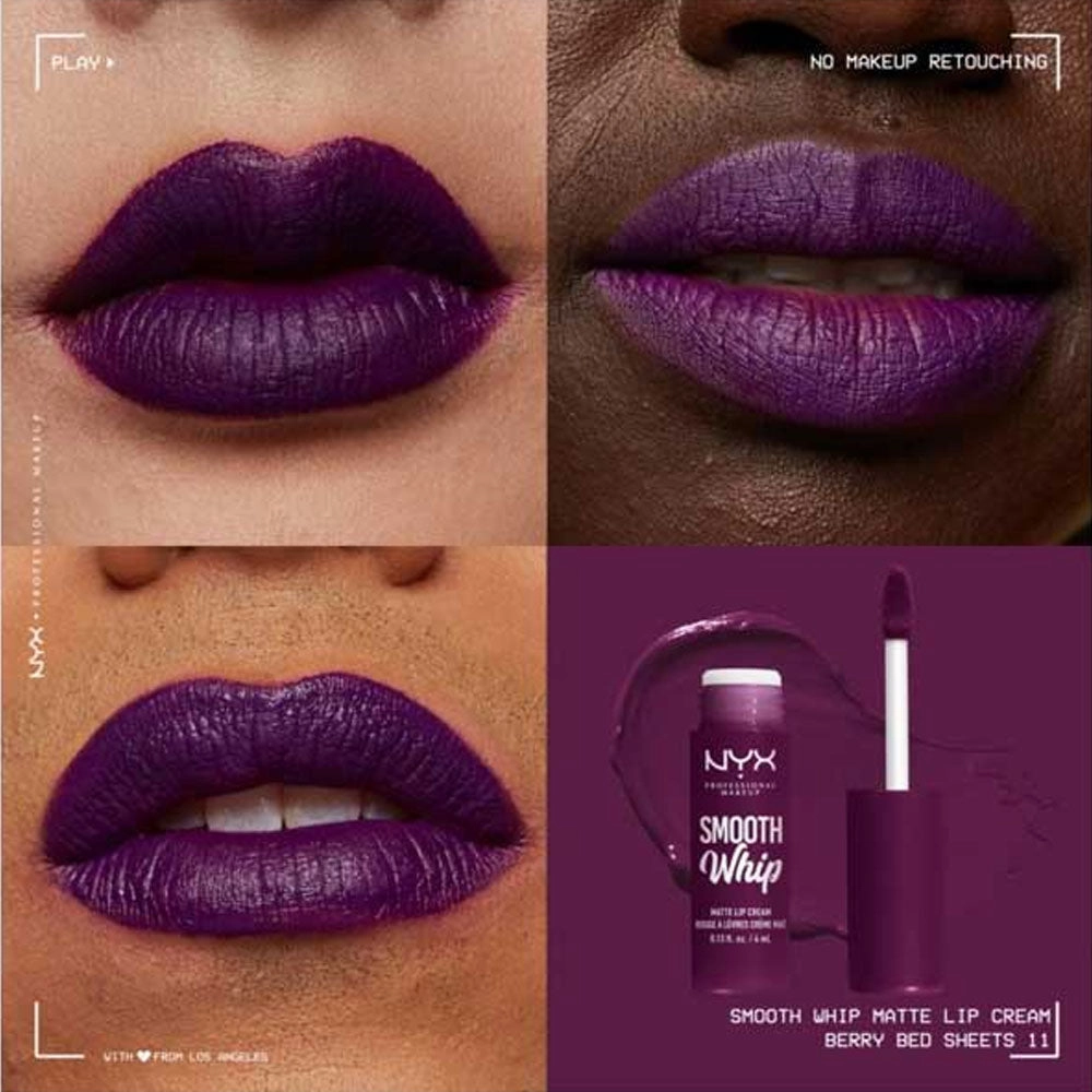 NYX Smooth Whip Matte Lip Cream Berry Bed Sheets