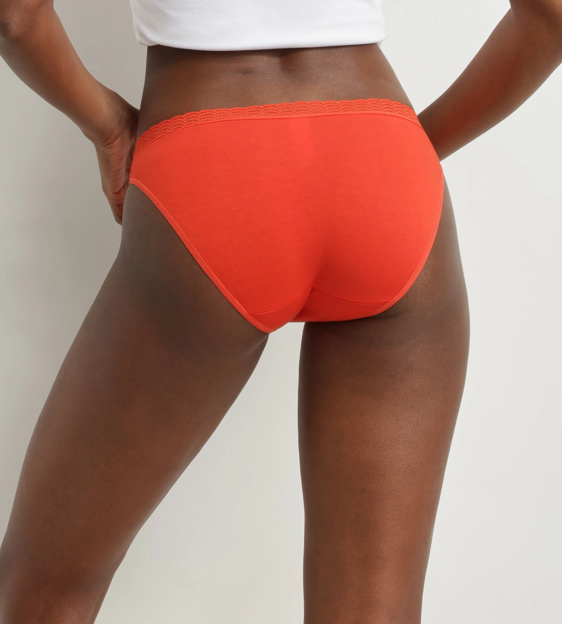 Pack of 2 red and pink women's panties DIM Fashion