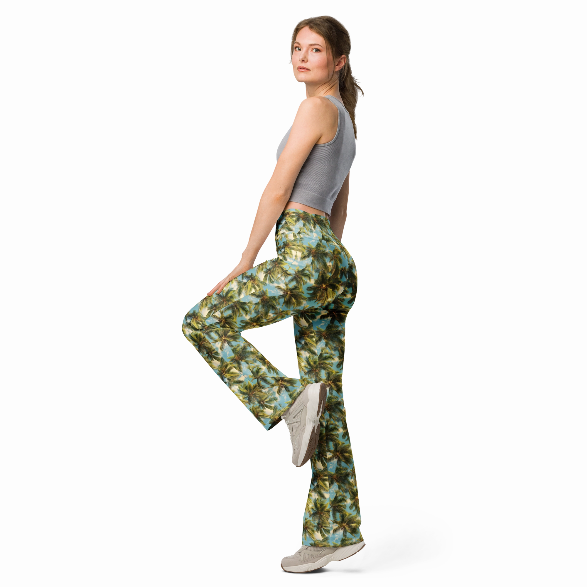 Palm Paradise Flare Leggings