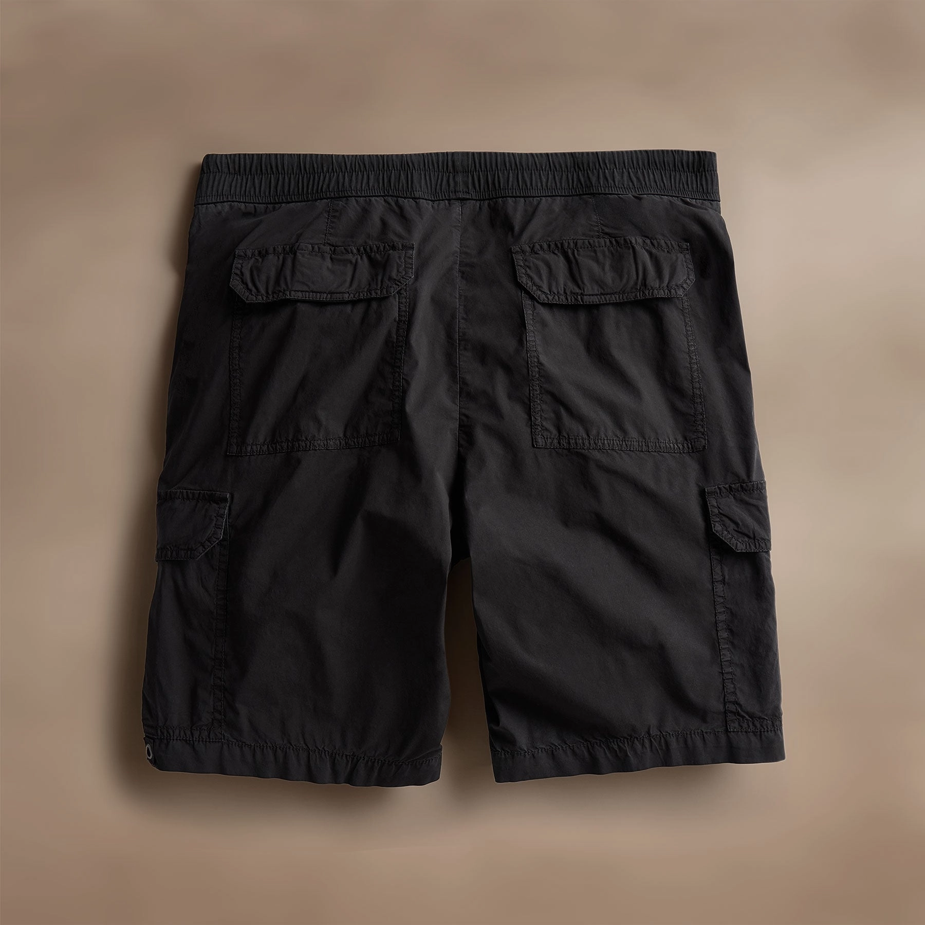 Parachute Poplin Cargo Short - Black