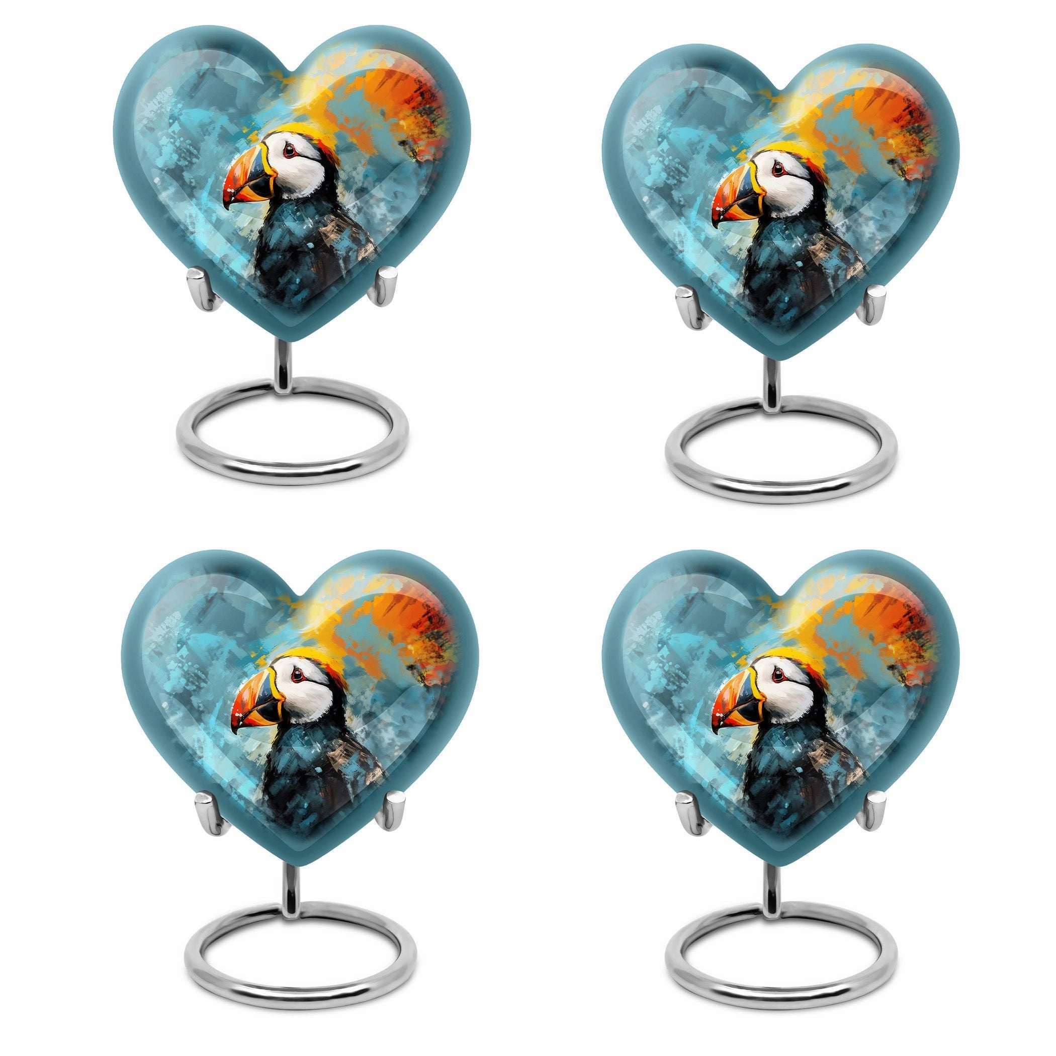 Puffin Bird Memoriam: Timeless Urn for Cherished Individuals