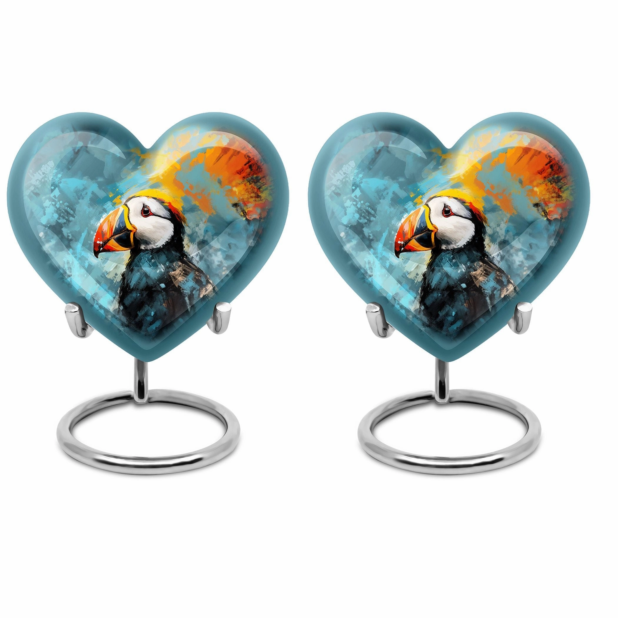 Puffin Bird Memoriam: Timeless Urn for Cherished Individuals