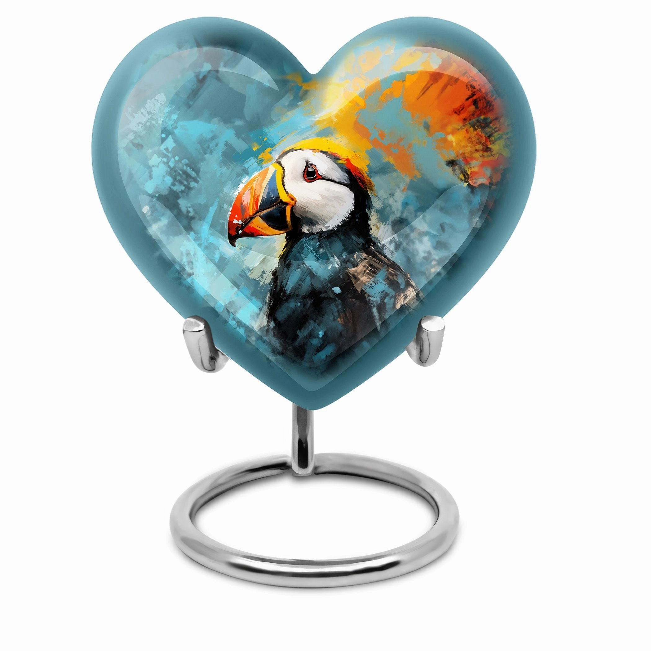 Puffin Bird Memoriam: Timeless Urn for Cherished Individuals