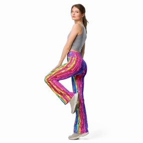 Rainbow Slime Flare Leggings