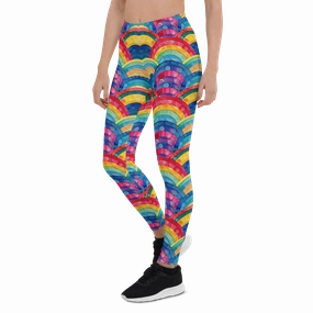 Rainy Rainbow Leggings