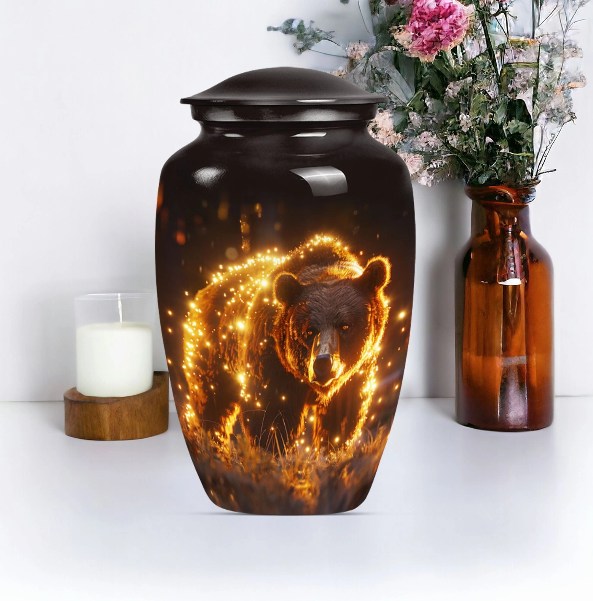 Remembrance Bear Urn - Keepsake Cremation Urn For Sharing Ashes