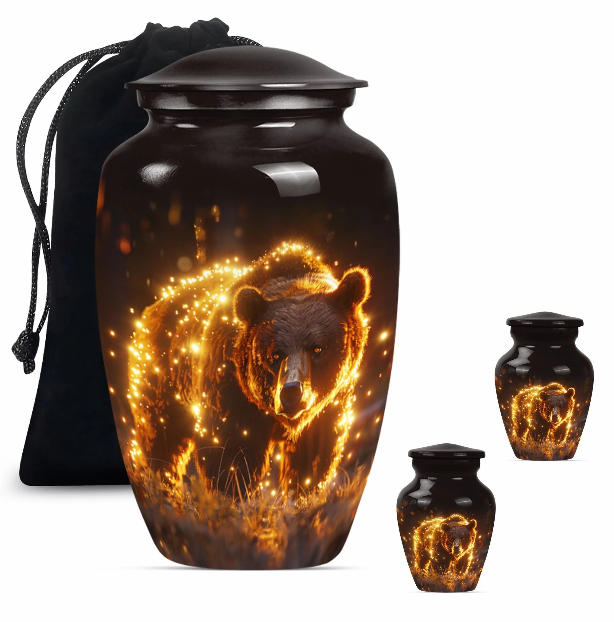 Remembrance Bear Urn - Keepsake Cremation Urn For Sharing Ashes