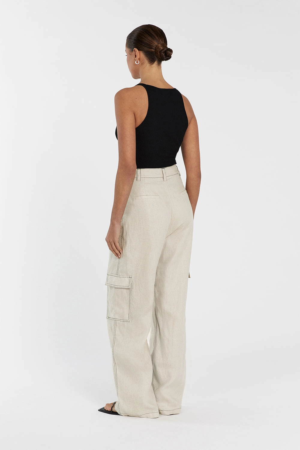 ROSIE PUTTY LINEN CARGO PANT