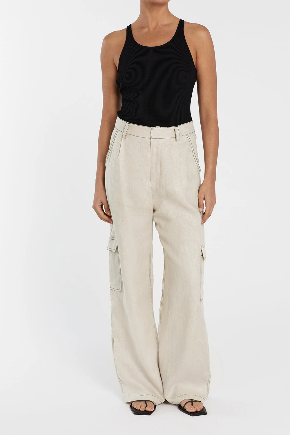 ROSIE PUTTY LINEN CARGO PANT