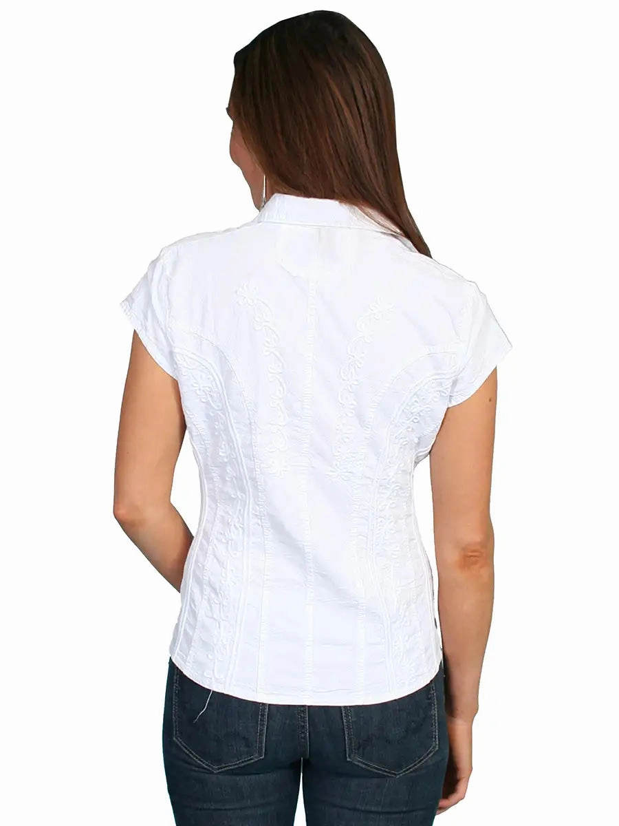 Scully Cantina Short Sleeve Blouse (PSL-066) - Women's Shirt