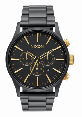 Sentry Chrono - Matte Black / Gold