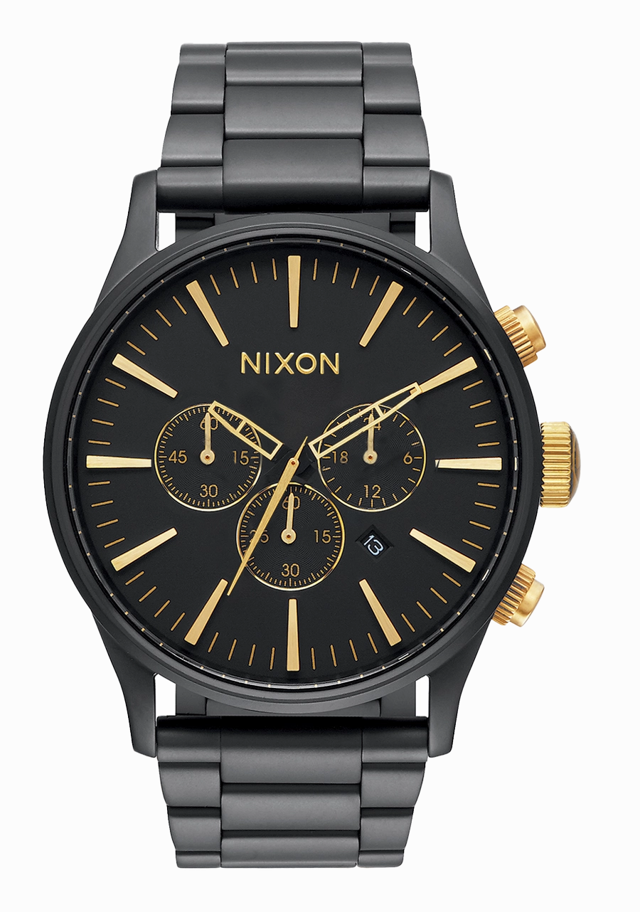 Sentry Chrono - Matte Black / Gold