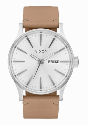 Sentry Leather - All Silver / Tan