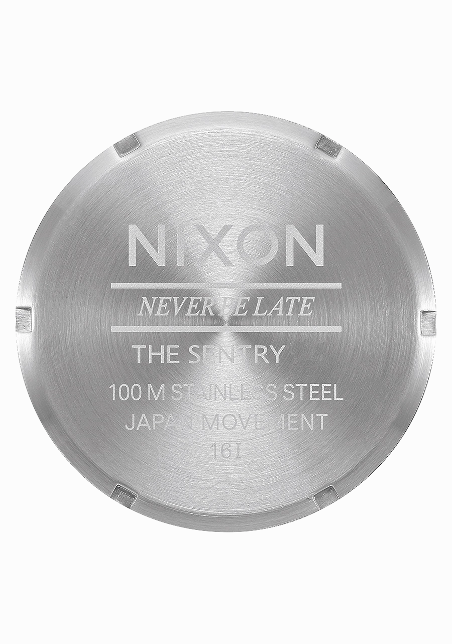 Sentry Leather - Chrome / Silver Sunray / Black