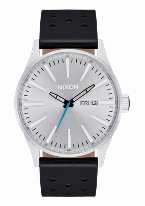 Sentry Leather - Chrome / Silver Sunray / Black