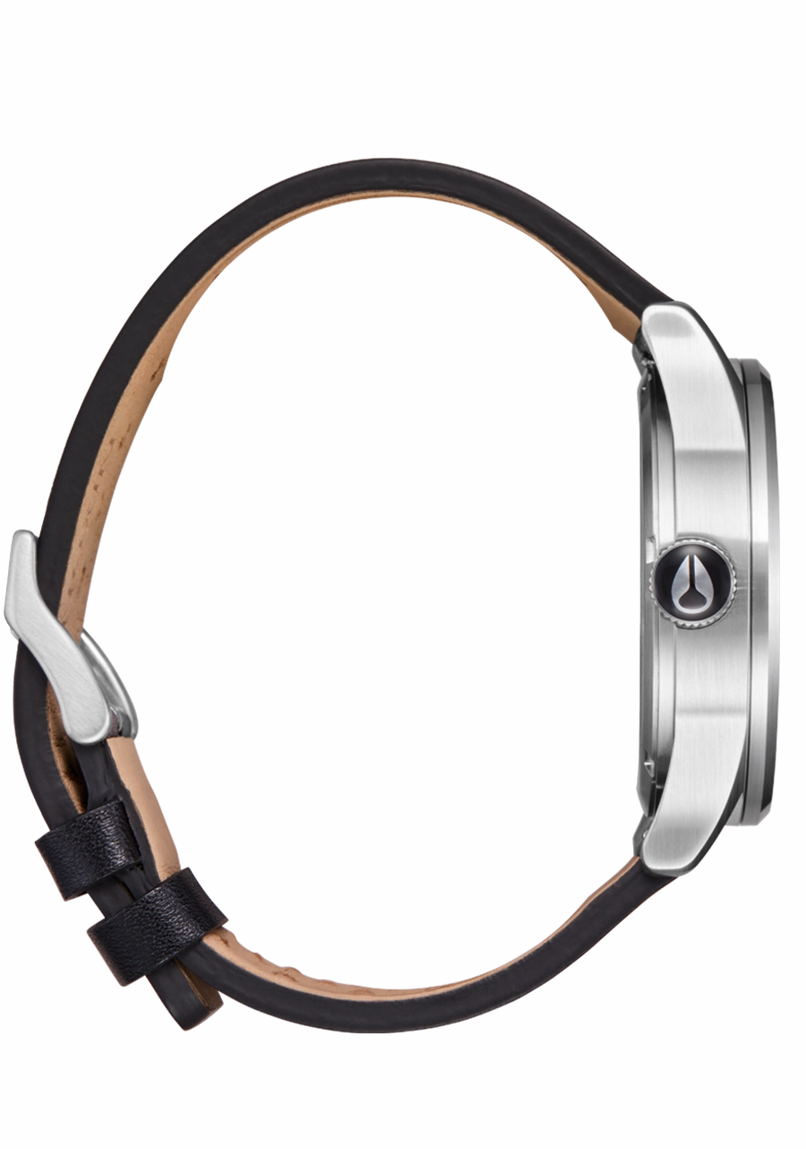 Sentry Leather - Chrome / Silver Sunray / Black
