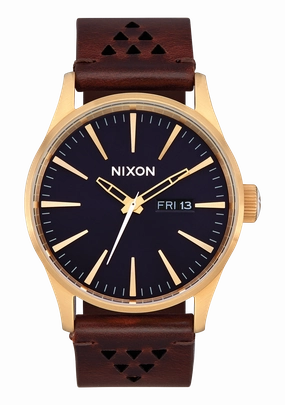 Sentry Leather - Gold / Indigo / Brown