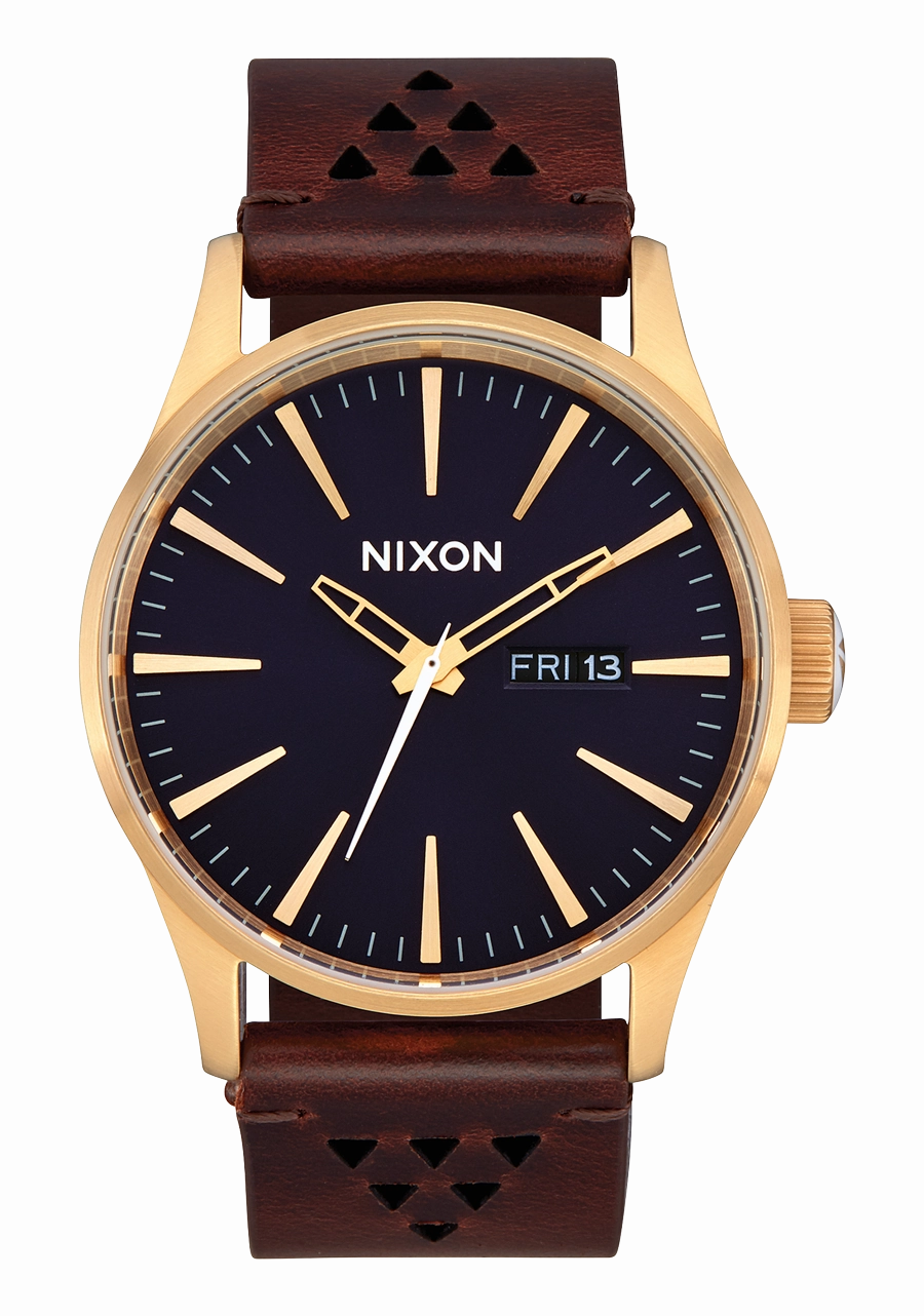 Sentry Leather - Gold / Indigo / Brown