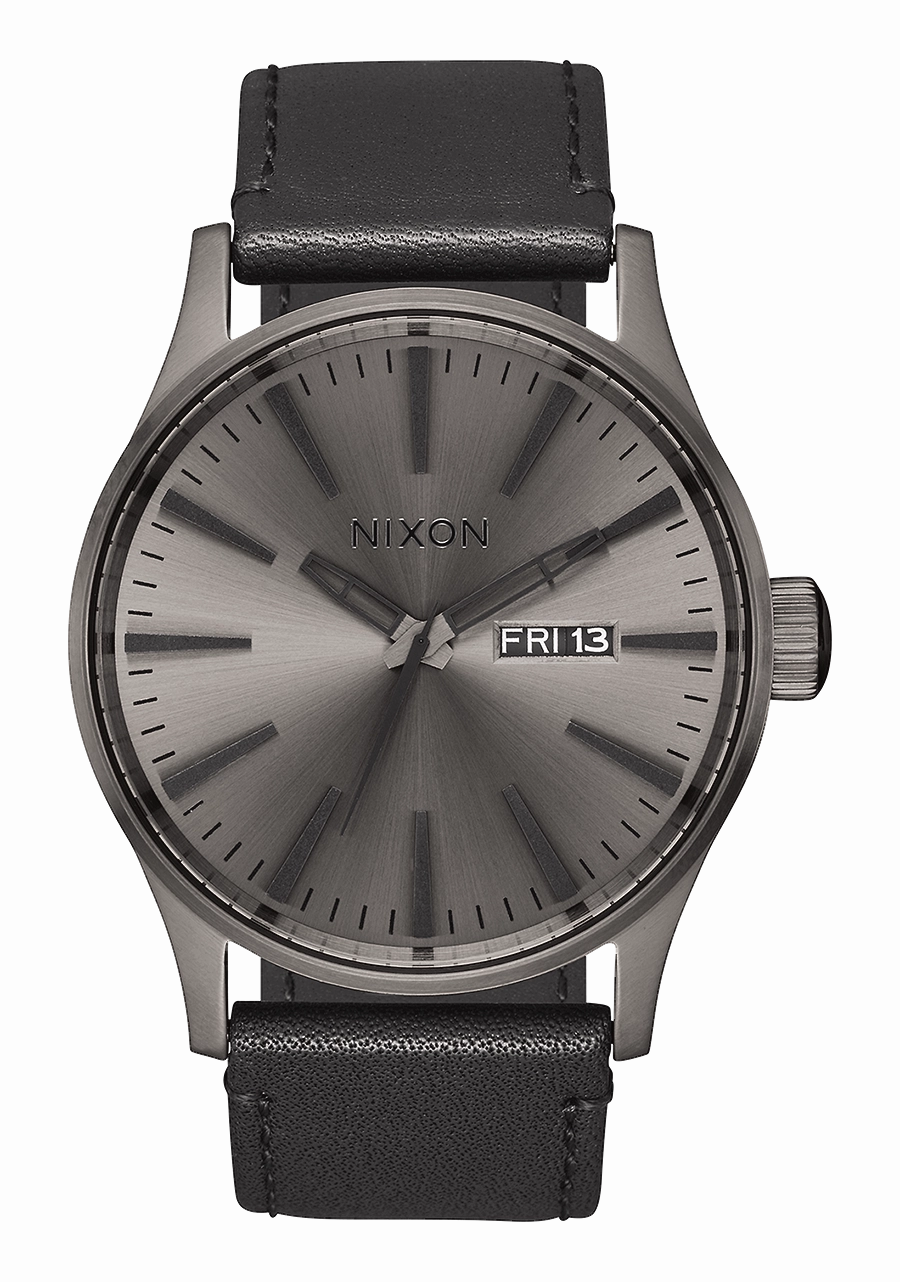 Sentry Leather - Gunmetal / Black