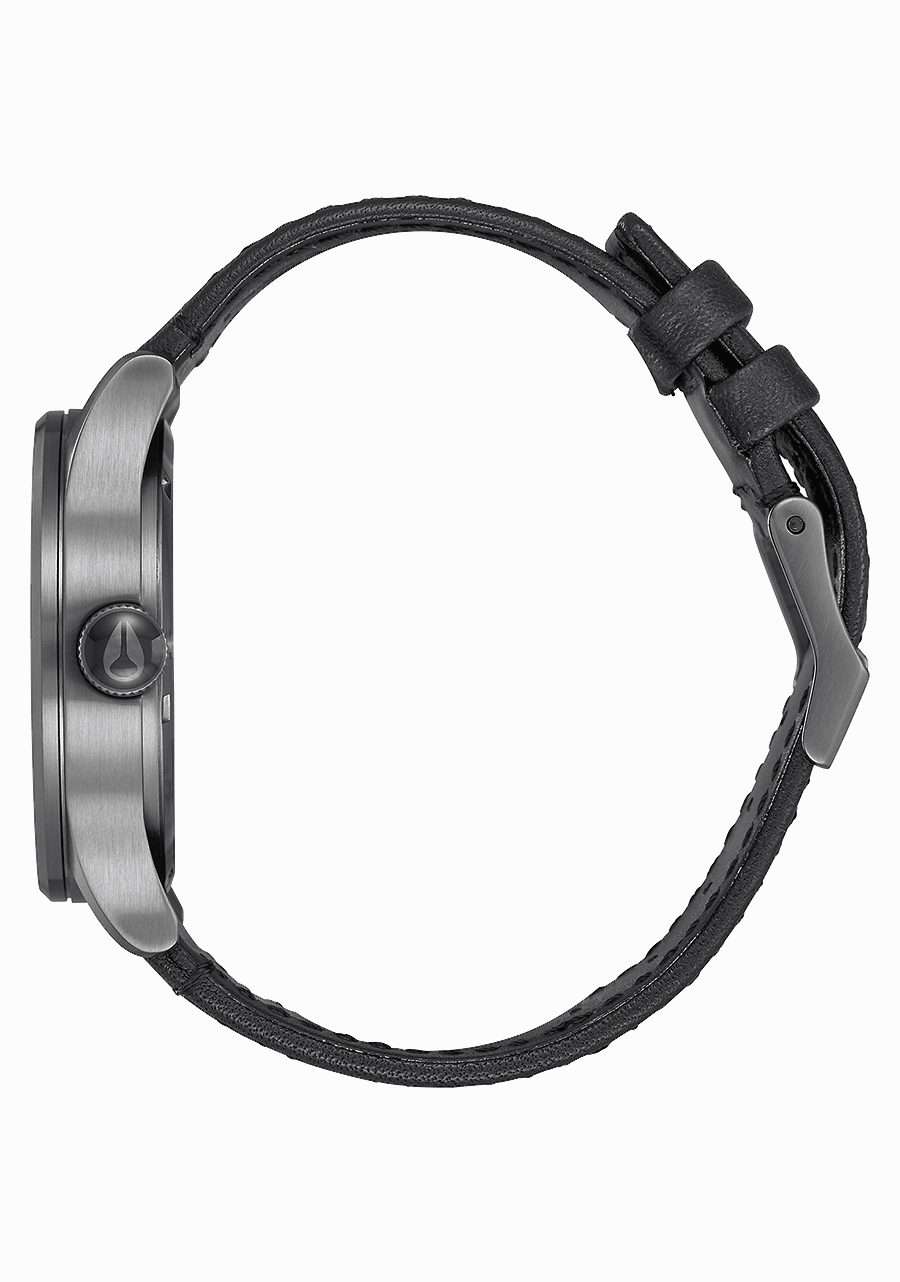 Sentry Leather - Gunmetal / Black