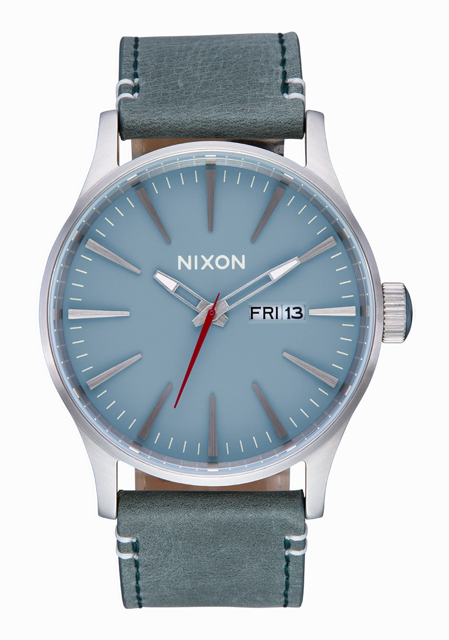 Sentry Leather - Silver /Dusty Blue / Dk Forest