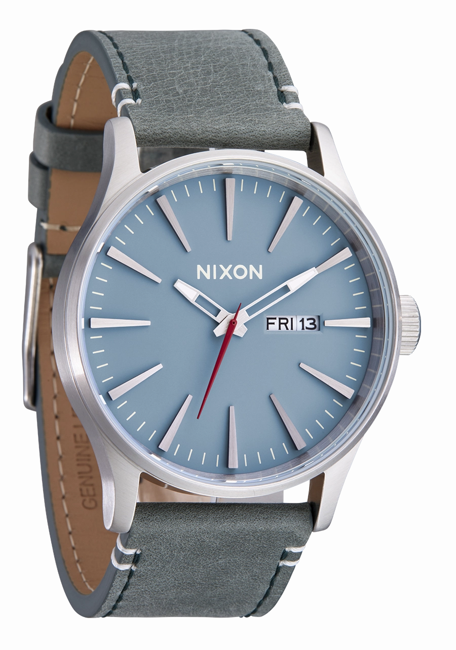 Sentry Leather - Silver /Dusty Blue / Dk Forest