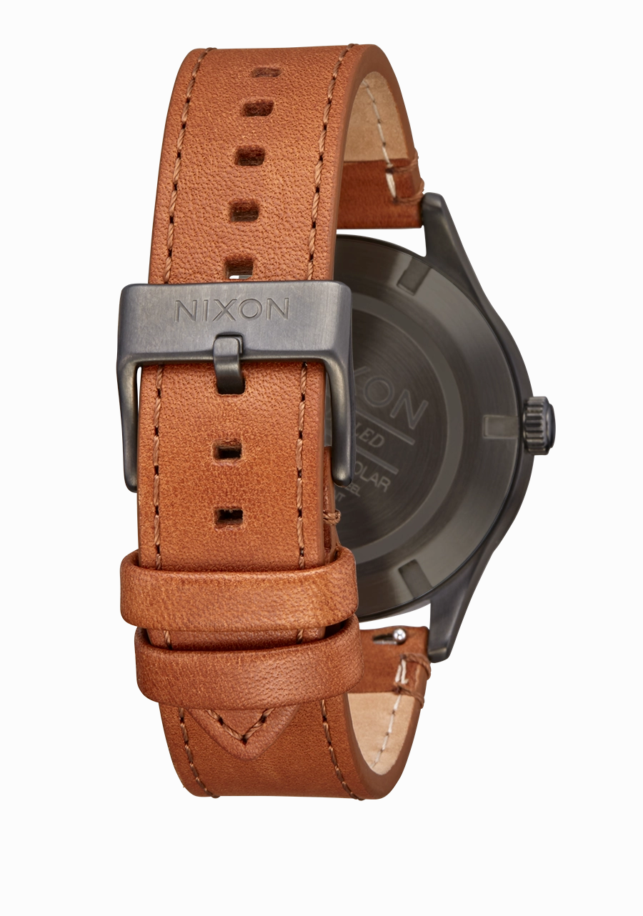 Sentry Solar Leather - Gunmetal