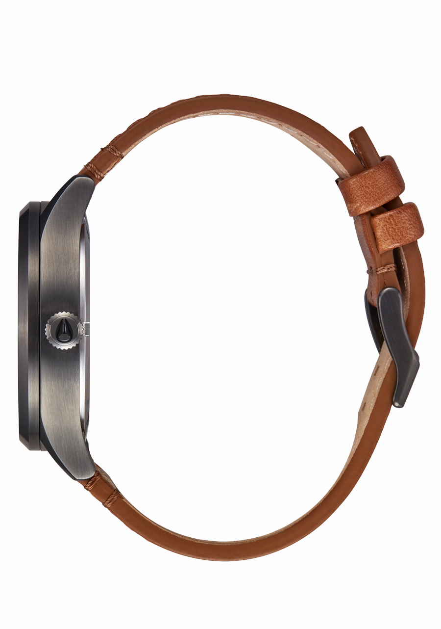 Sentry Solar Leather - Gunmetal
