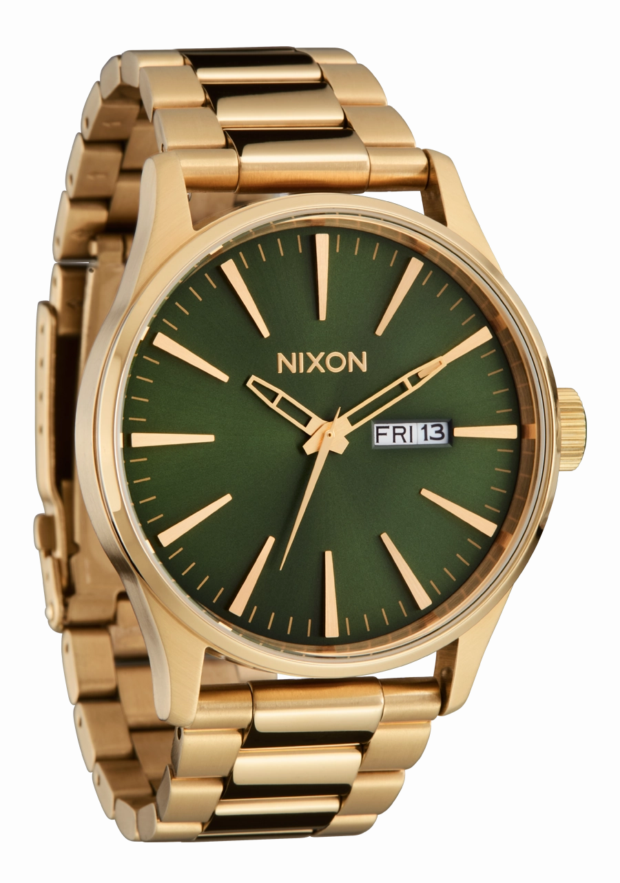 Sentry Stainless Steel - Gold / Green Sunray