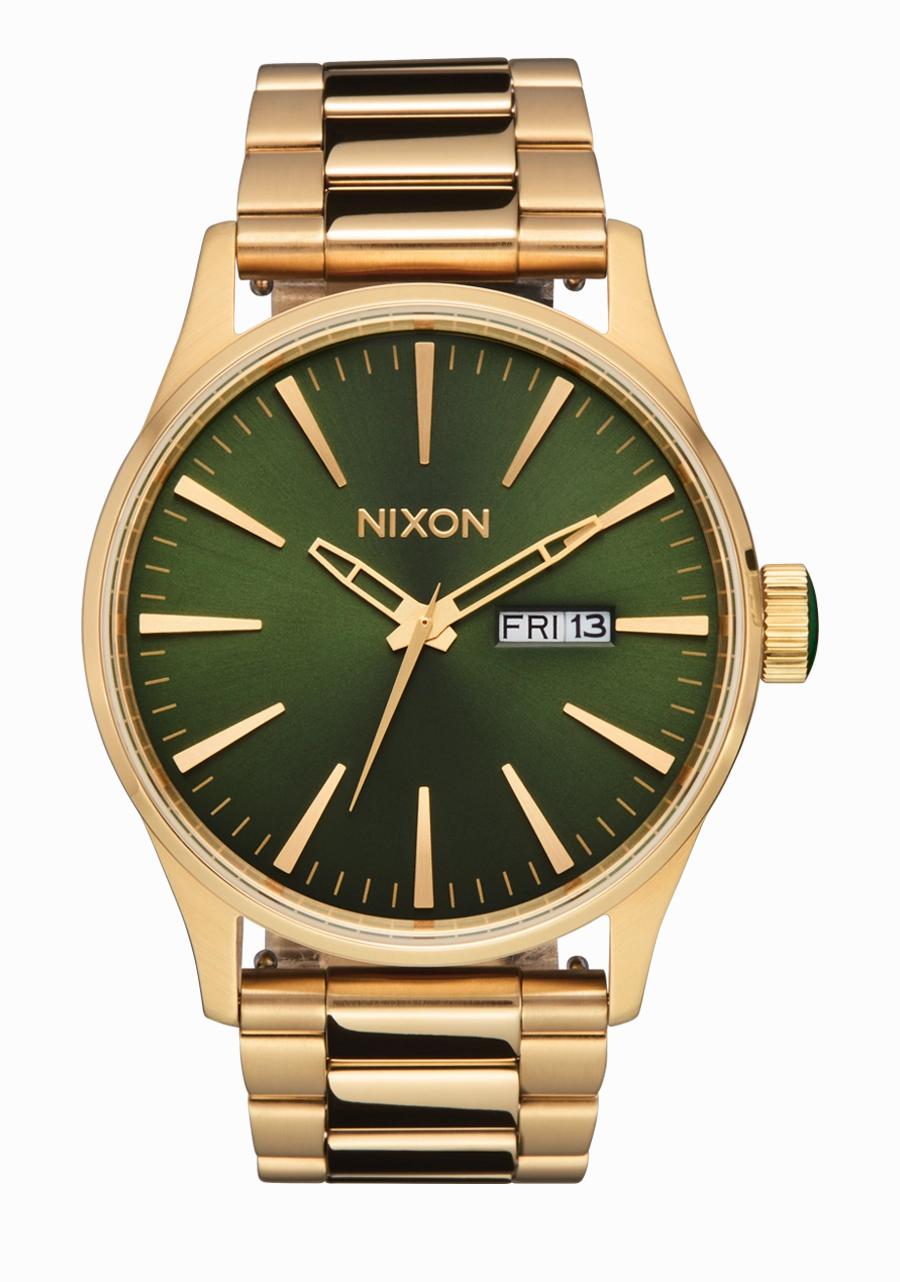 Sentry Stainless Steel - Gold / Green Sunray