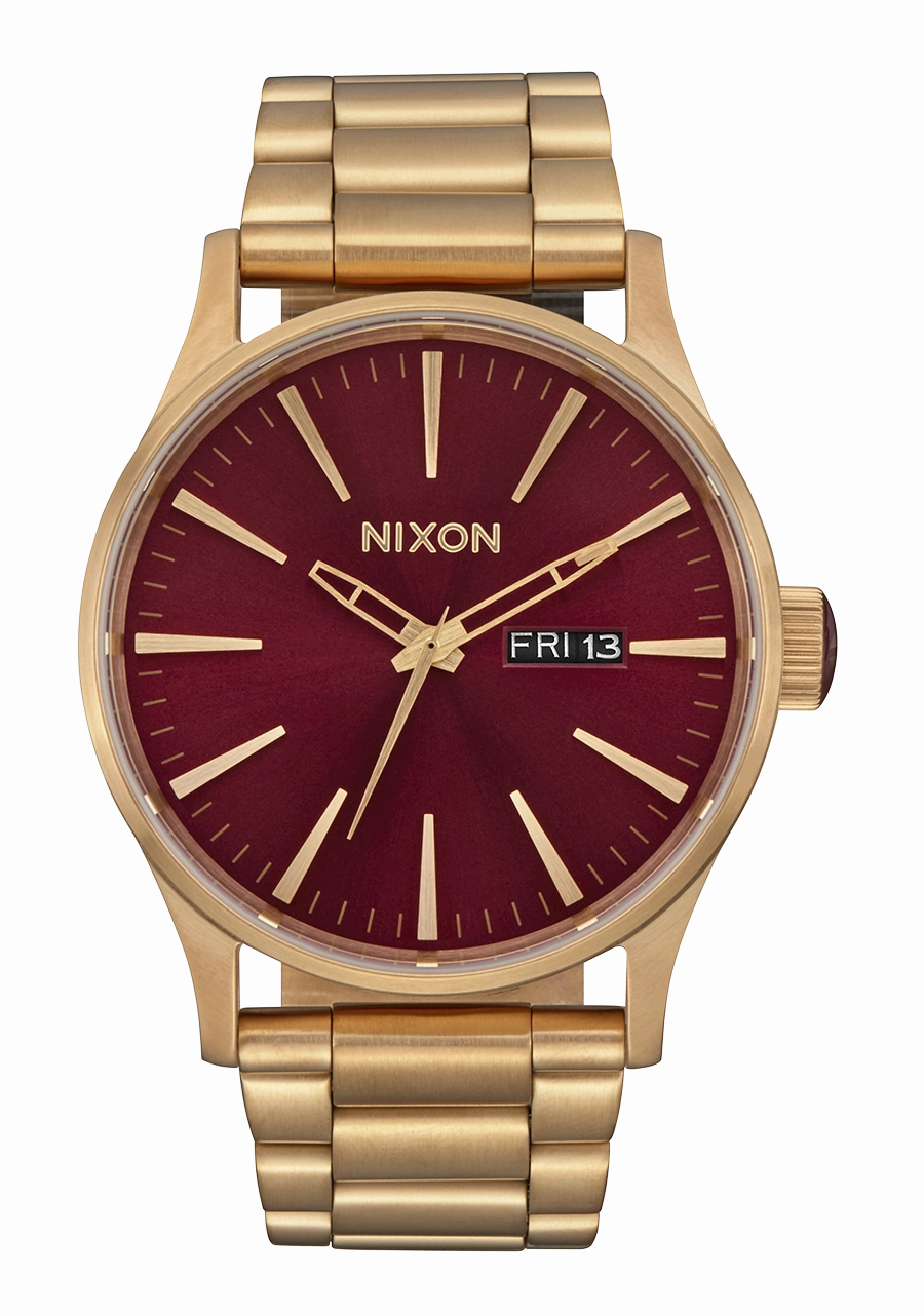 Sentry Stainless Steel - Oxblood Sunray / Gold